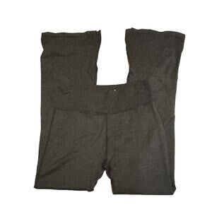 Joy Lab Textured Charcoal Gray Black Flare Leg Pants Women's XL